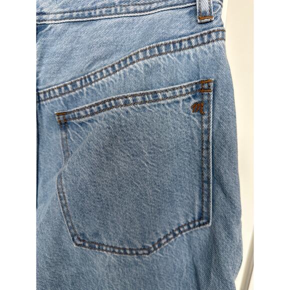Madewell Baggy Tapered Jeans Idarose Light Wash Pleated Edition, Size 25, EUC - Picture 6 of 6
